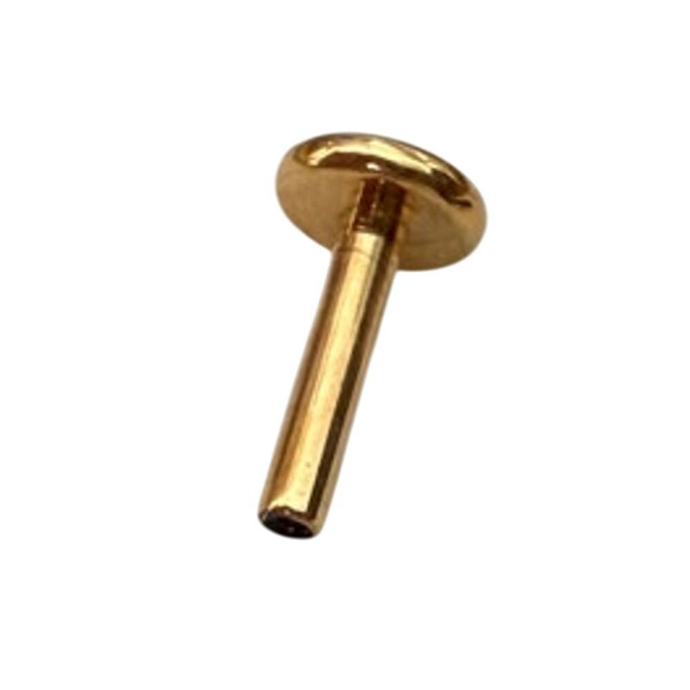 18 Gauge Post (1MM post thickness) Gold plated Titanium
